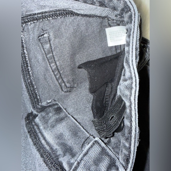 Cat & Jack wide leg Kids Dark Gray Jeans - Picture 3 of 4